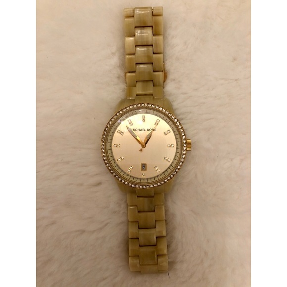 Michael Kors watch with gold and cubic zirconia - Picture 1 of 5